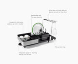 Joseph Joseph Extend Steel Plus dish rack feature infographic