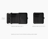 Joseph Joseph Extend Steel Plus dish rack dimensions diagram