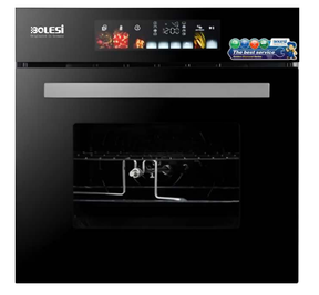 Bolesi F-188 Built-in Oven 65L Air Fryer Kenya | Golden Diamond Series, Oven and Air Fry, Fan, Stainless Steel and Glass, 60cm