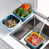 Storage basket drainer