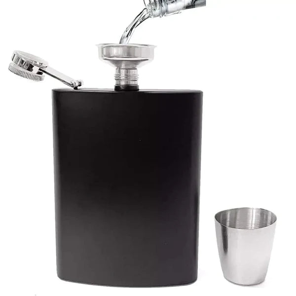 Hip Flask Mini whisky bottle Portable Alcohol Flask with Funnel, Stainless Steel Pocket
