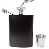 Hip Flask Mini whisky bottle Portable Alcohol Flask with Funnel, Stainless Steel Pocket