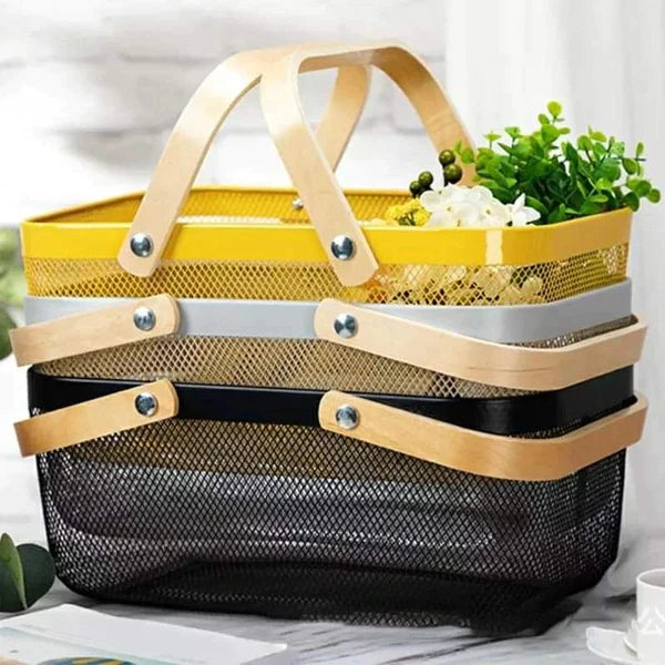 Multipurpose mesh storage baskets