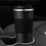 Stainless steel double walled coffee mug
