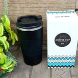 Stainless steel double walled coffee mug