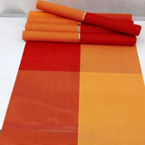 6pcs Rectangular table place mats
