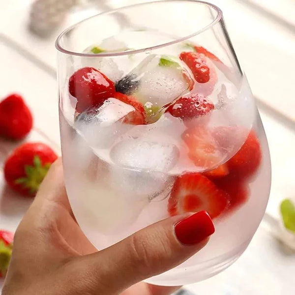 6pcs Danny Home Turkish Crystal Clear Wine Glasses 300ml