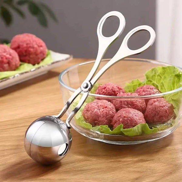 Stainless Steel Meatball Maker & Meat Ball Shaper Tool – 18cm Kitchen Scoop