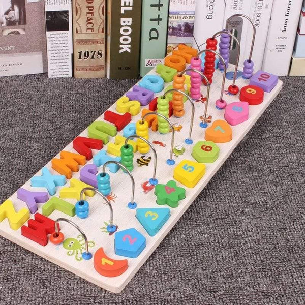 Wooden Montessori Learning Set for Kids – Early Learning Educational Toy for Cognitive Development