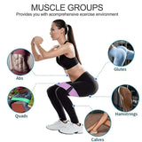 3pcs Booty Bands Fabric Resistance Glute Bands