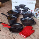 Signature 12-Piece Die-Cast Aluminium Cookware Set (Non-Stick)