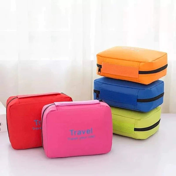 Large capacity Oxford material make-up/toiletries bag
