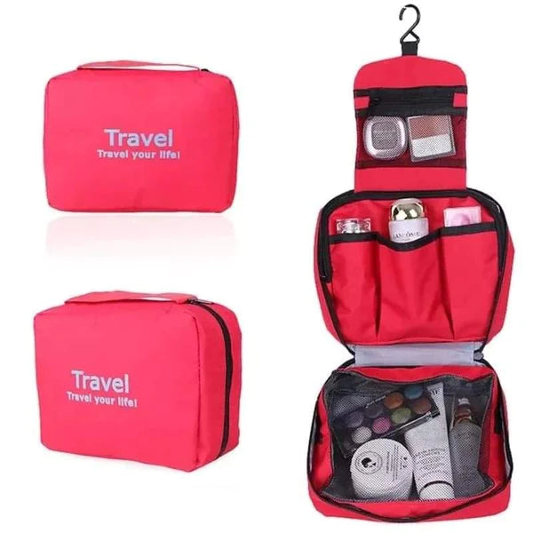 Large capacity Oxford material make-up/toiletries bag