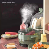 Kids pretend play kitchen set