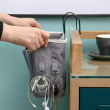 Bedside Hanging Organizer Pocket Canvas Storage Bag
