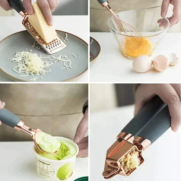Heavy duty 7 pieces kitchen gadget set