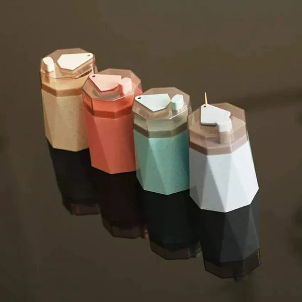Automatic hexagonal toothpick dispenser