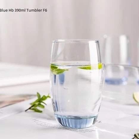 6pcs Blue water glasses