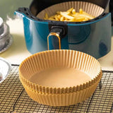 50pcs Disposable Air Fryer Parchment Paper Liners – Nonstick & Oil-Proof