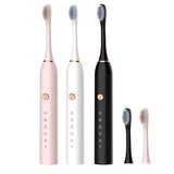 Electric toothbrush with 3replacement heads
