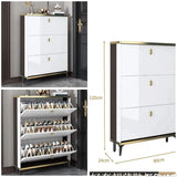 Bucket Flip Shoe Cabinet (Double Layer)