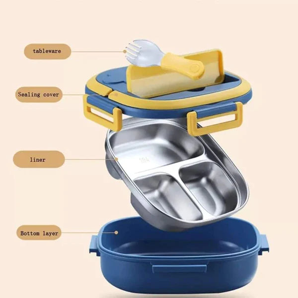Bento partitioned lunch box