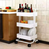 3Tier Multifunctional Rolling Cart