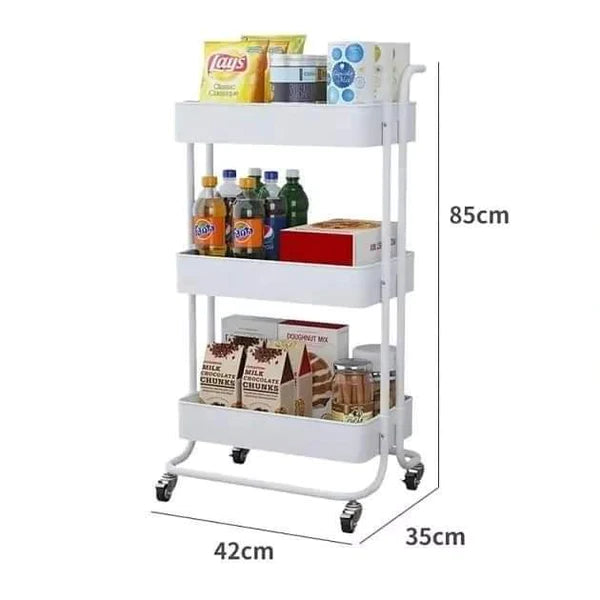 3Tier Multifunctional Rolling Cart
