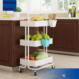 3Tier Multifunctional Rolling Cart