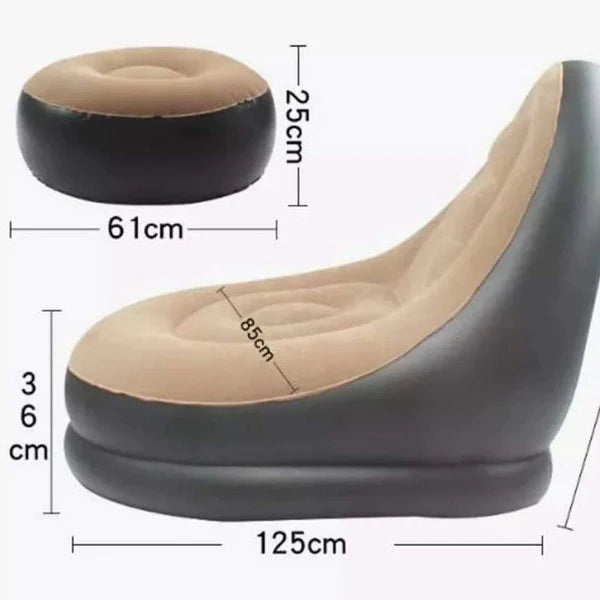 Mini Inflatable Seat + FootRest