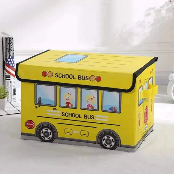 Cartoon Themed Foldable Toy Basket