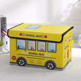 Cartoon Themed Foldable Toy Basket