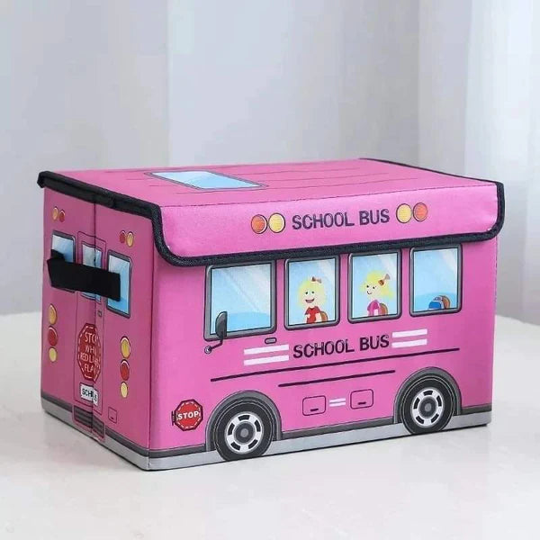 Cartoon Themed Foldable Toy Basket