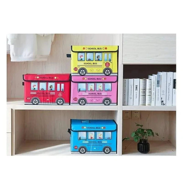 Cartoon Themed Foldable Toy Basket