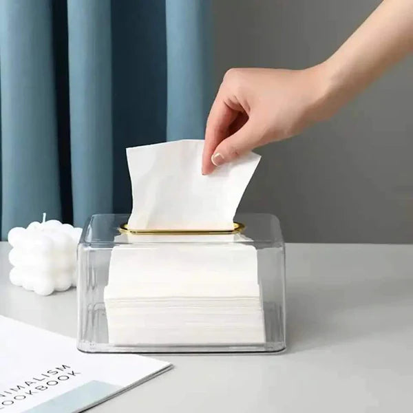 Nordic Transparent Acrylic Serviette Holder