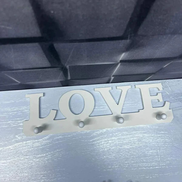 White Vintage Decorative Key Holder