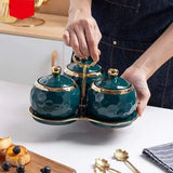 3pcs Ceramic Cannister set