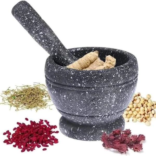 Granite pestle and mortar