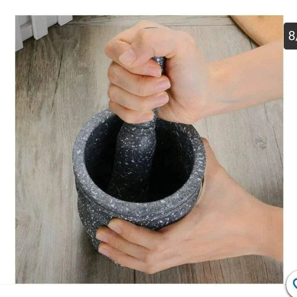 Granite pestle and mortar