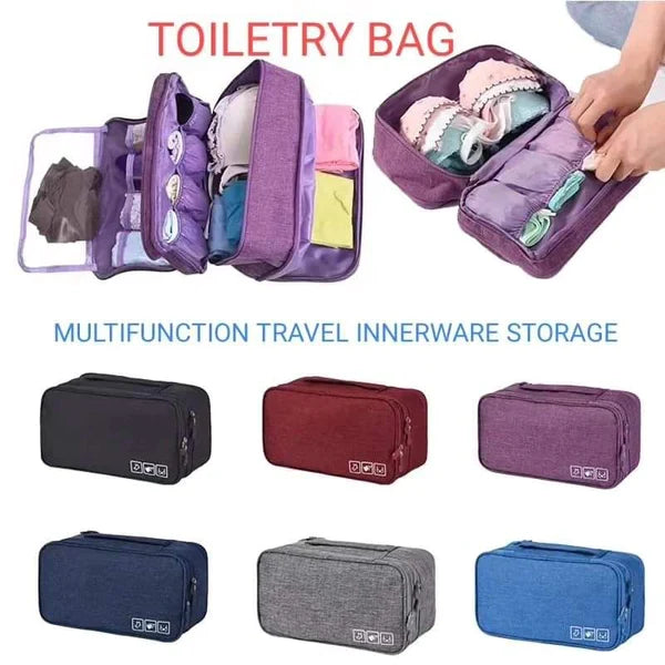 Travel Organiser Trio: Family Travel Wallet, Underwear Organiser and Cable Organiser Bag