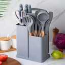 19-Piece Cooking Utensil & Silicone Knife Spoon Set All in One Kitchen Starter Kit