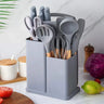 19-Piece Cooking Utensil & Silicone Knife Spoon Set All in One Kitchen Starter Kit