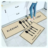 2pcs Rubber bottom kitchen mats