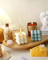 3D Non-stick Bubble Cube Candles Silicone Mold