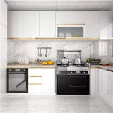 10M Self-adhesive plain white contact wallpaper