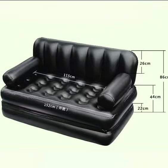 5 in 1 2 seater Inflatable Pullout Sofa Plus Free Pump