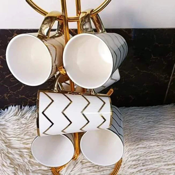 6pcs tea set with flask