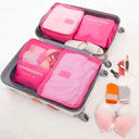 6-Piece Travel Packing Cubes Set | Suitcase Organizer Bags | Luggage Organizer
