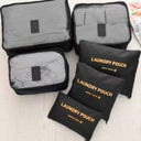 6-Piece Travel Packing Cubes Set | Suitcase Organizer Bags | Luggage Organizer