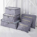 6-Piece Travel Packing Cubes Set | Suitcase Organizer Bags | Luggage Organizer